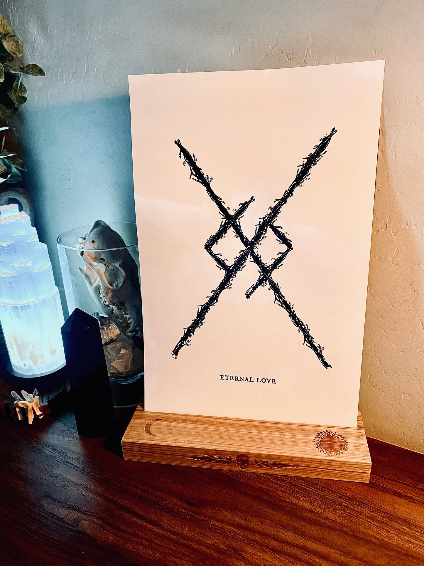 Eternal Love Binding Rune Art Print