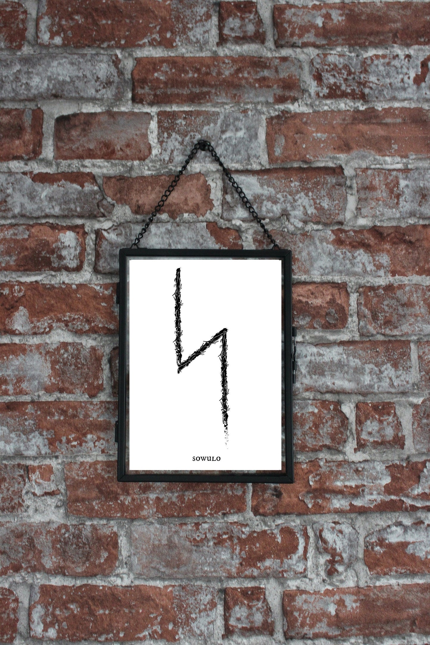 Sowilo Rune Art Print