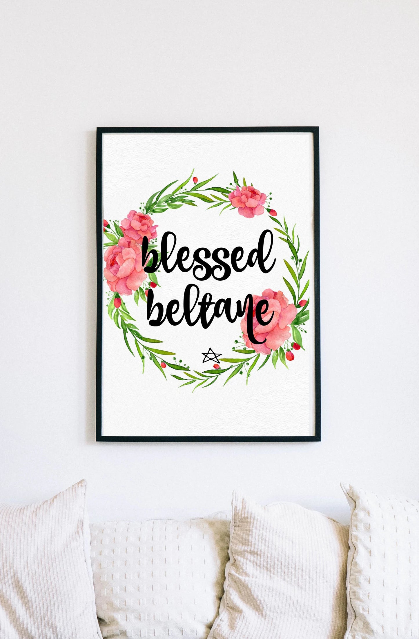 Beltane Wreath Art Print