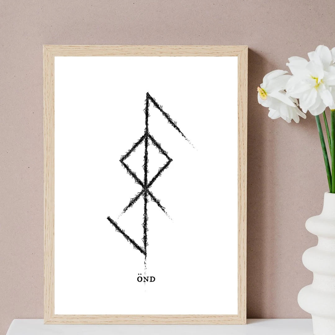 Spirit Element Rune Art Print