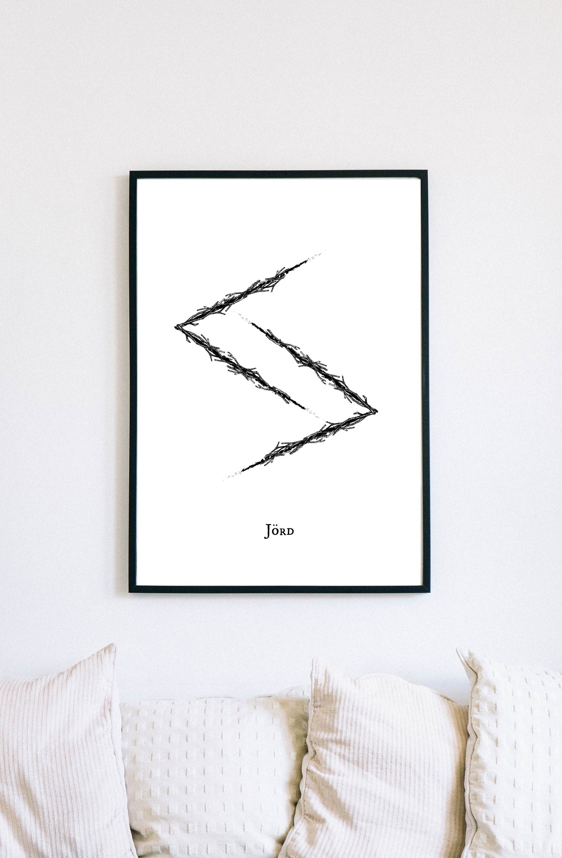 Earth Element Rune Art Print – WyrdWitchCollective