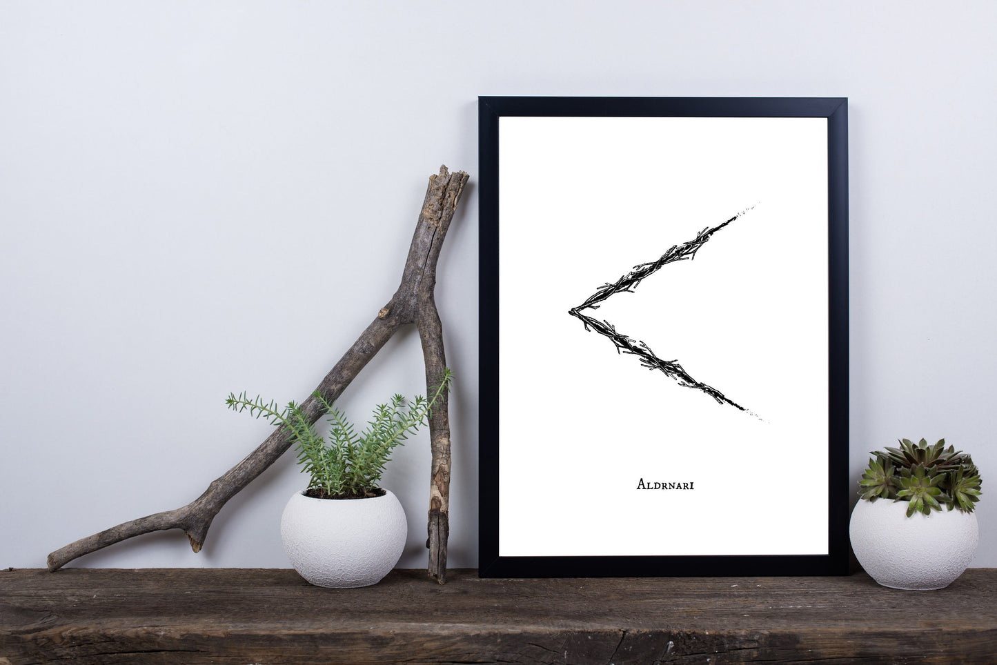 Fire Element Rune Art Print