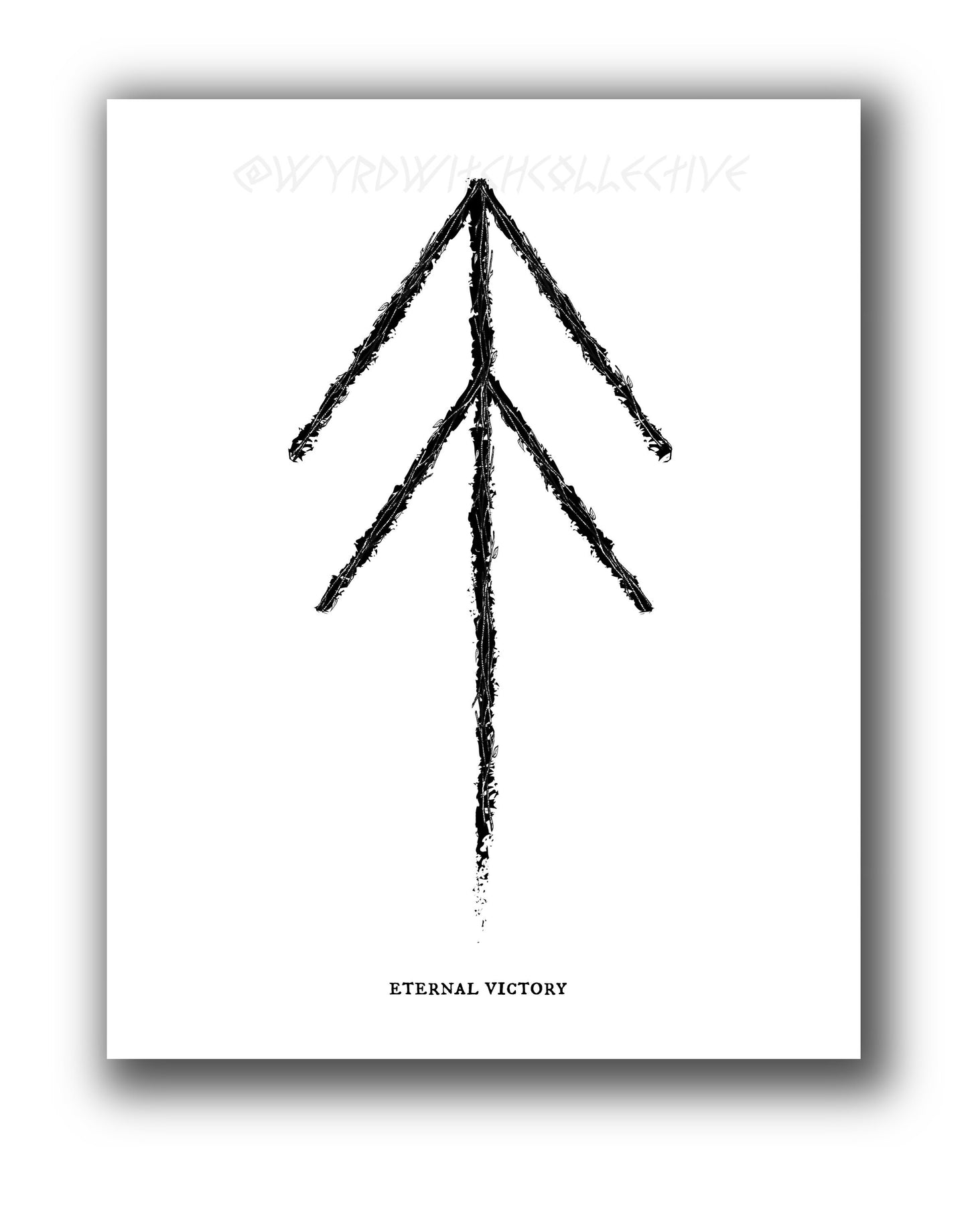 Eternal Victory Binding Rune Norse Art Print