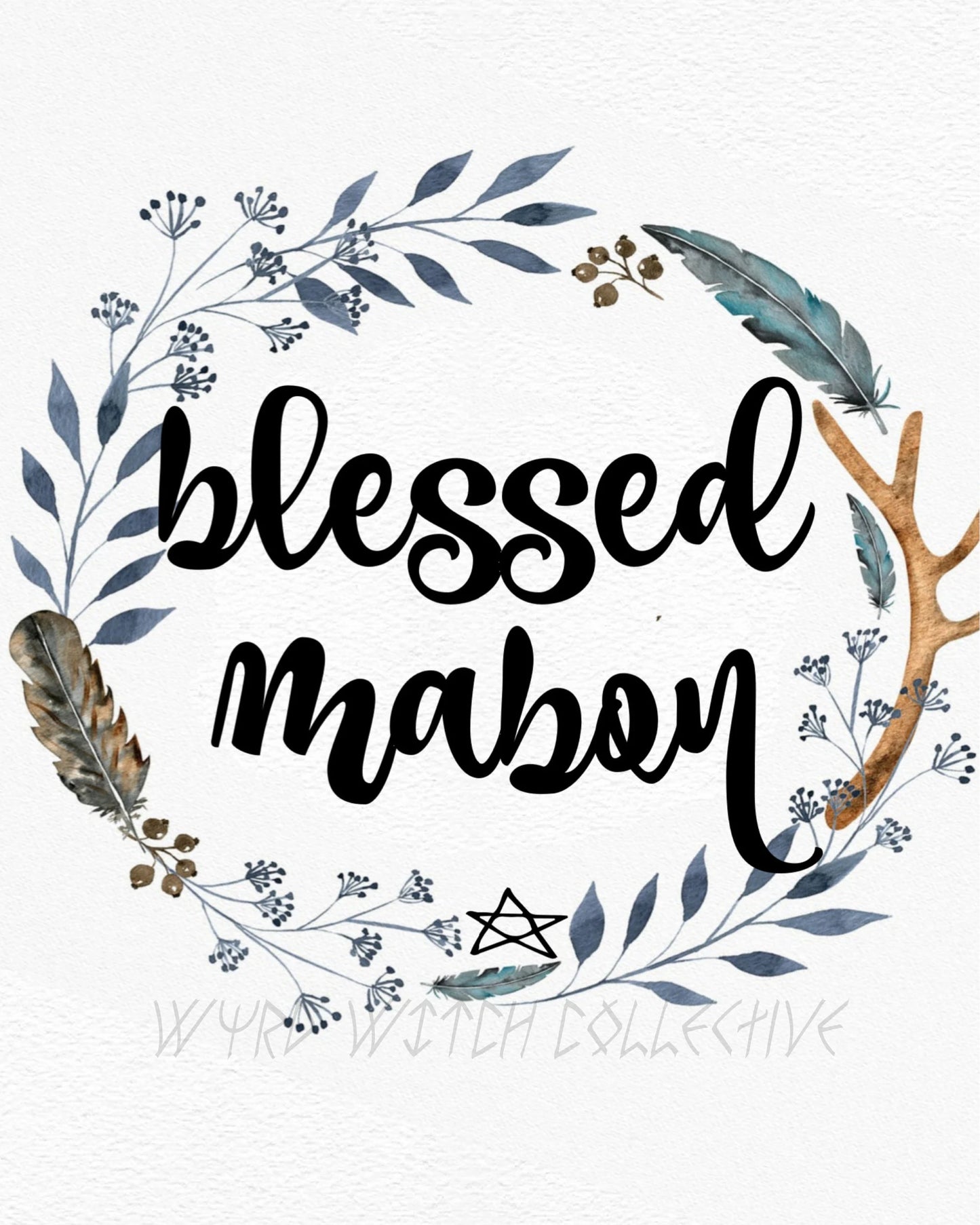 Mabon Wreath Art Print