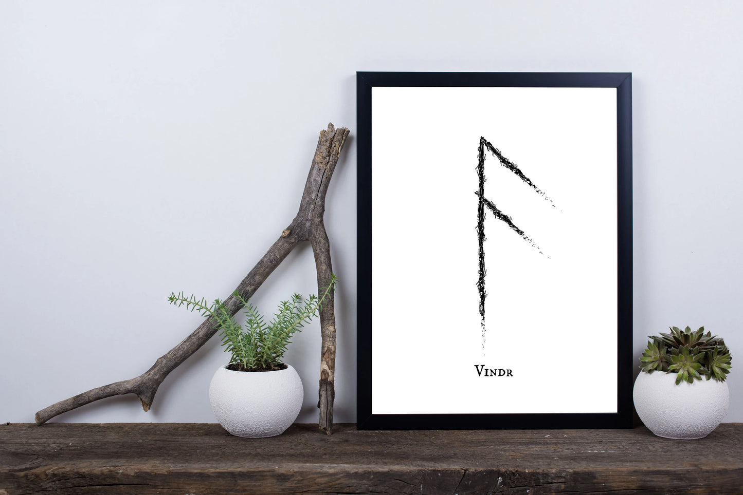 Air Element Rune Art Print