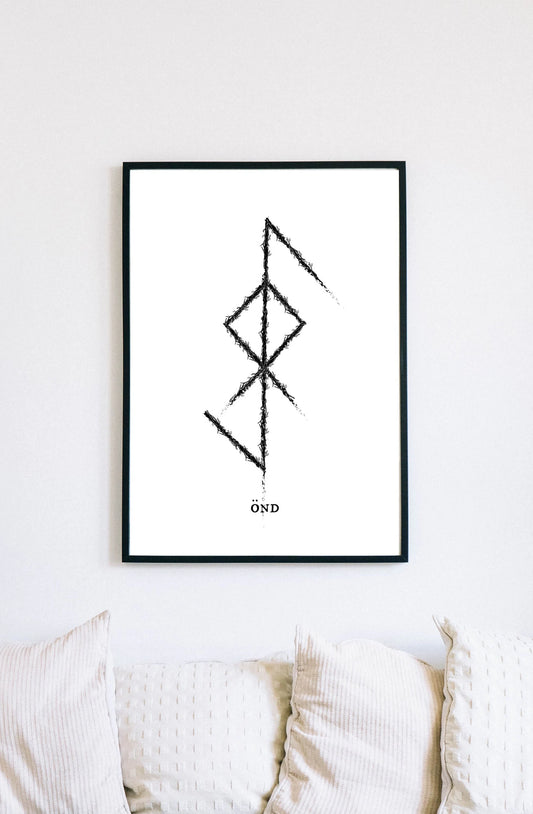 Spirit Element Rune Art Print